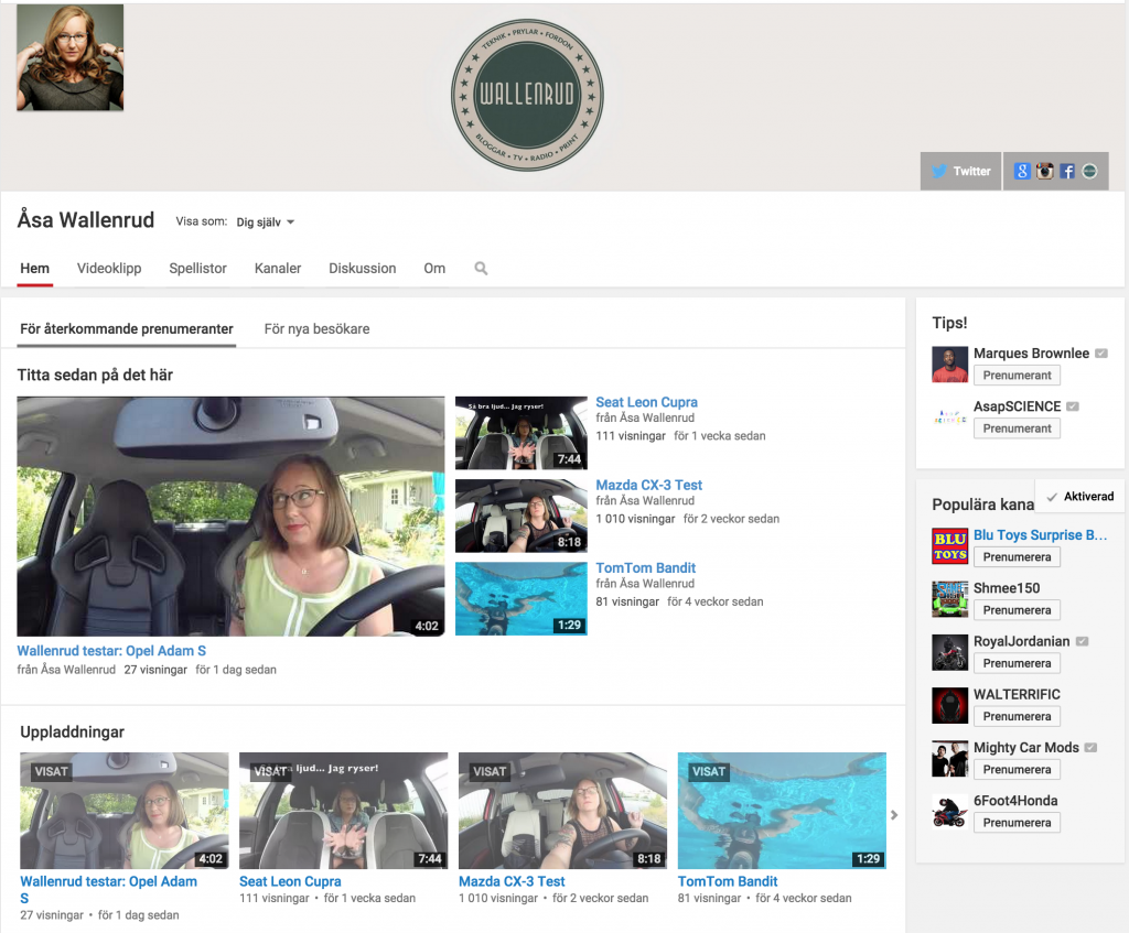 Jag hjärtar Youtube