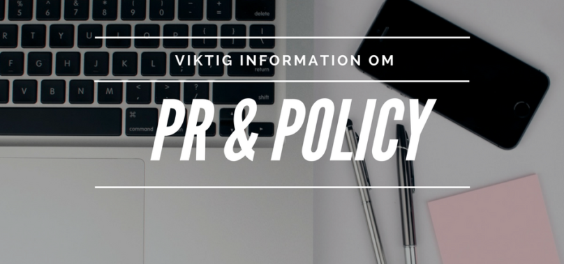 PR & Policy