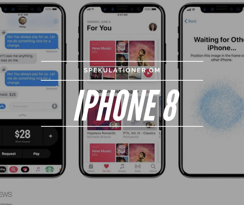 Allt vi vet/tror om nya iPhone 8