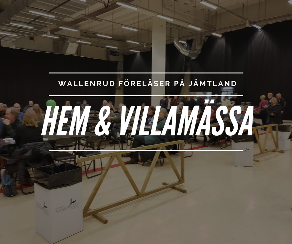 Föreläsning på Jämtlands Hem och Villamässa – en succé!