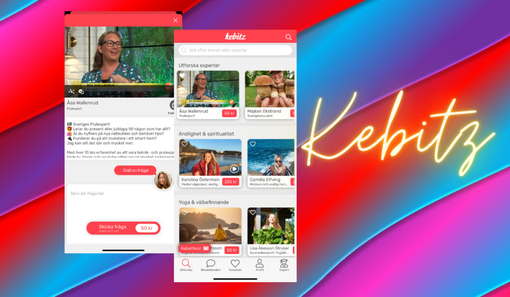 Låt mig presentera Kebitz – appen för dig som vill ställa enklare frågor!