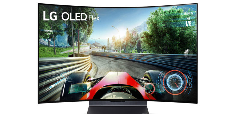 LG introducerar OLED Flex – världens första justerbart böjliga OLED-TV