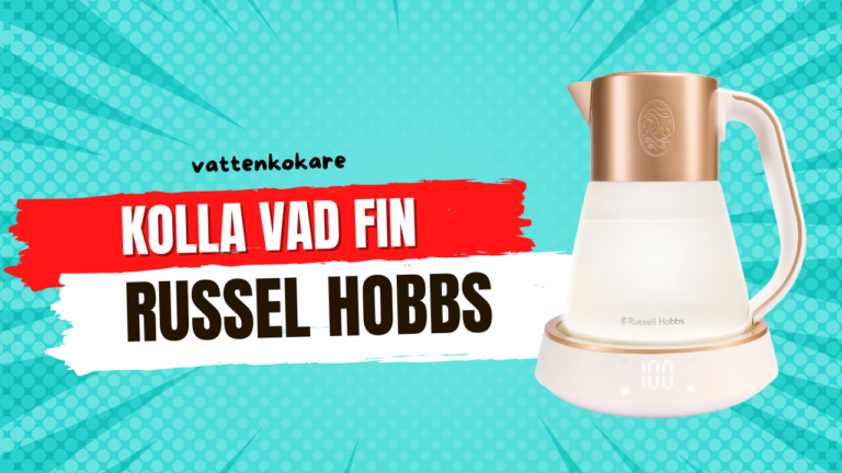 Russel Hobbs nya vattenkokare spelar musik