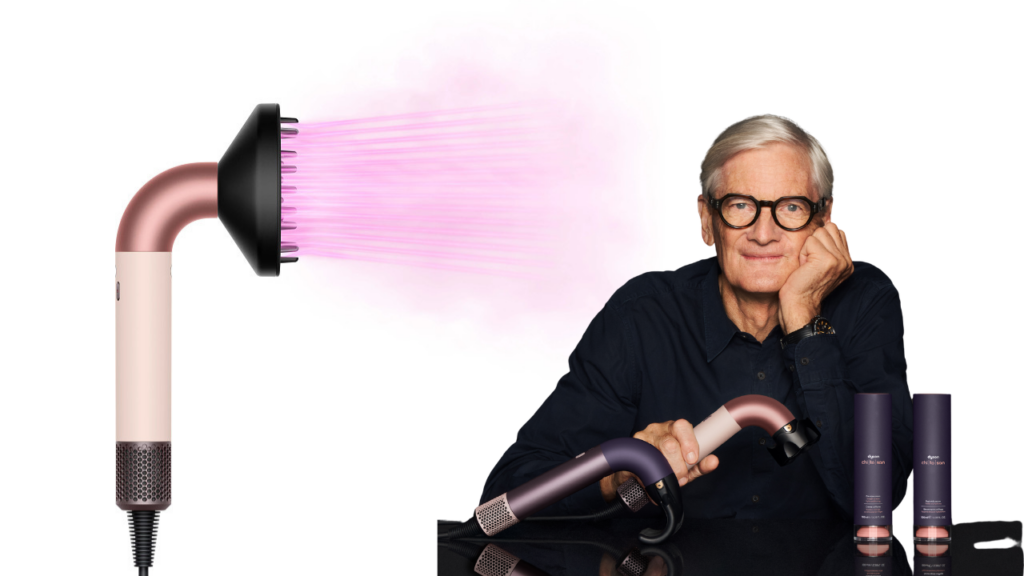 Självaste James Dyson soms tolt visar upp Supersonic R. (Foto: Dyson)