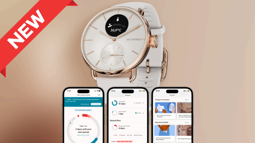 Tekniksamarbete: Clue och Withings går samman för att förbättra kvinnors hälsa