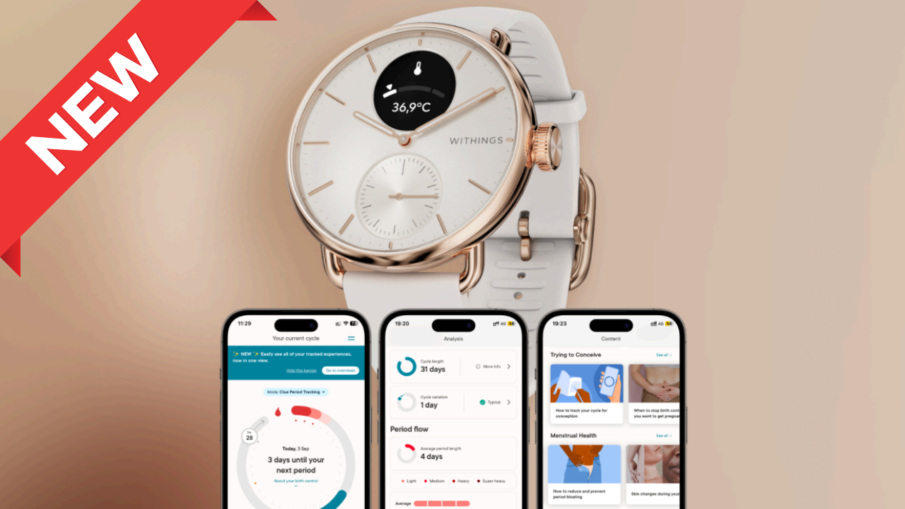 Tekniksamarbete: Clue och Withings går samman för att förbättra kvinnors hälsa