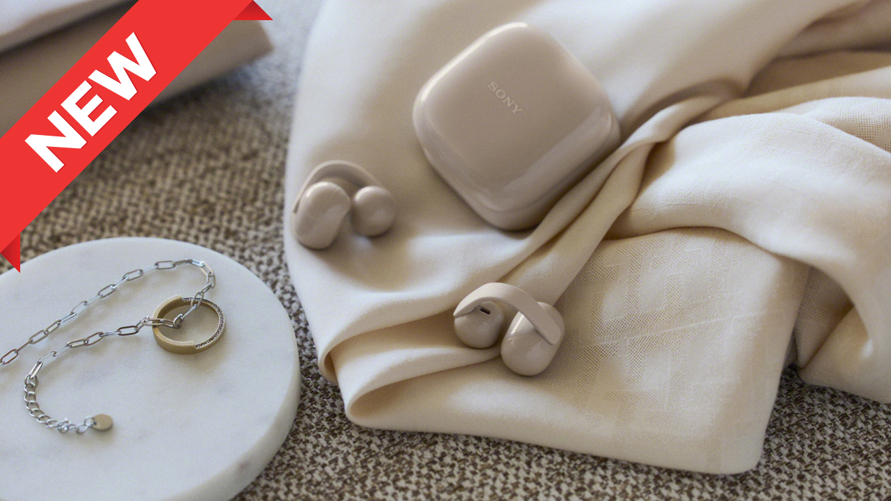 Öppna hörlurar är det senaste och här kommer några i magiska färger. (Foto: Sony)