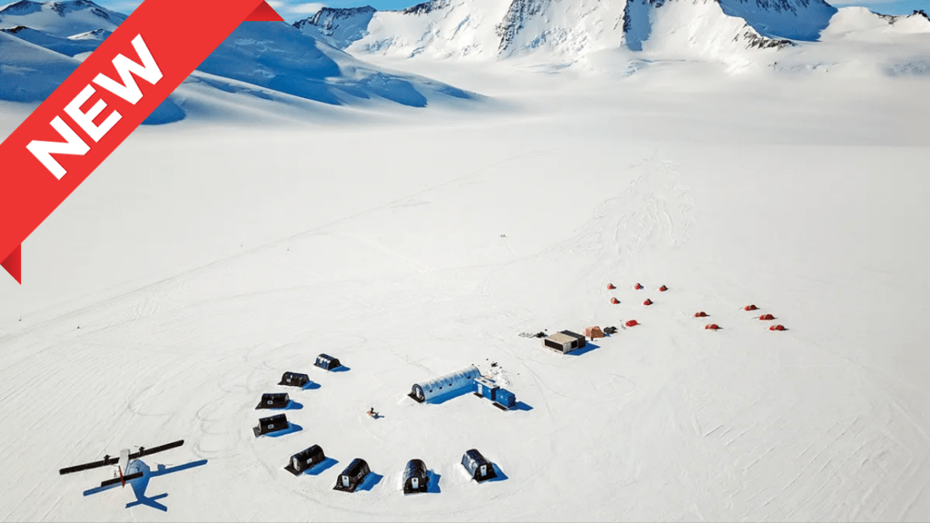 Här är världens mest isolerade lyxhotell – mitt på den antarktiska inlandsisen